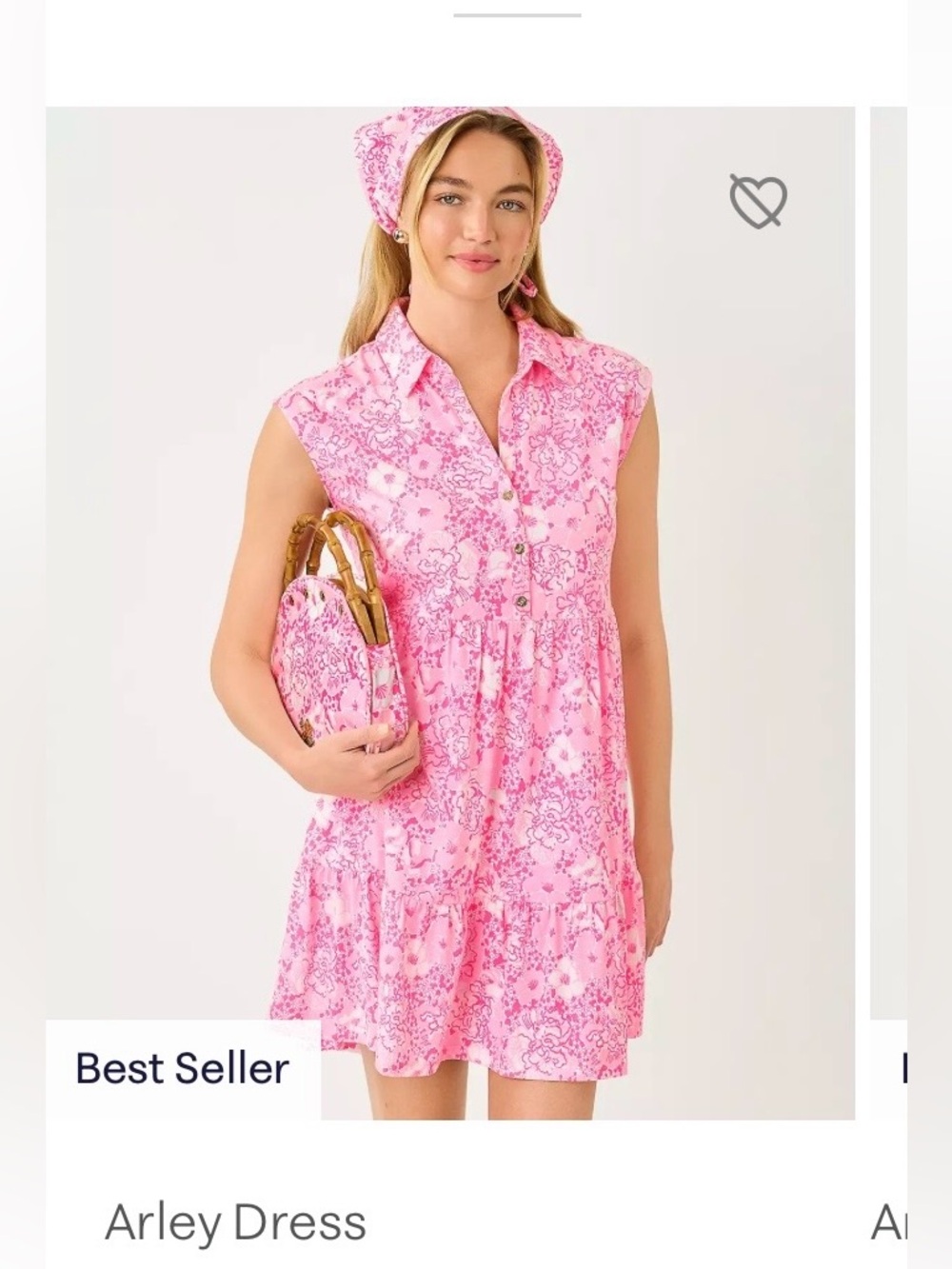 Lilly Pulitzer Pink Floral Arley Dress